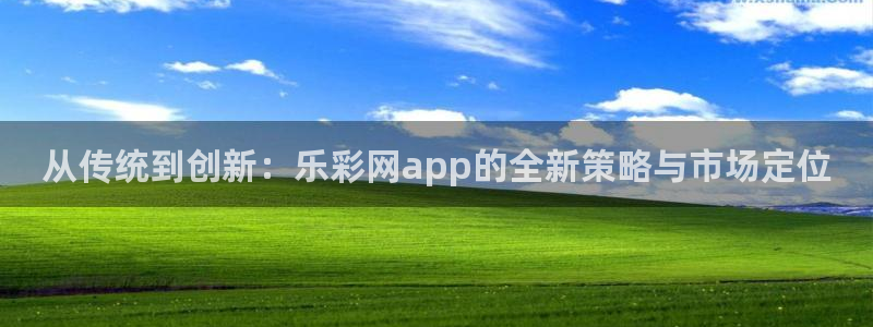 壹号娱乐平台在线开户：从传统到创新：乐彩网app的全新策略与市场定位